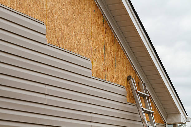 Professional Storm Damage Siding Repair technician working in Marion, KY